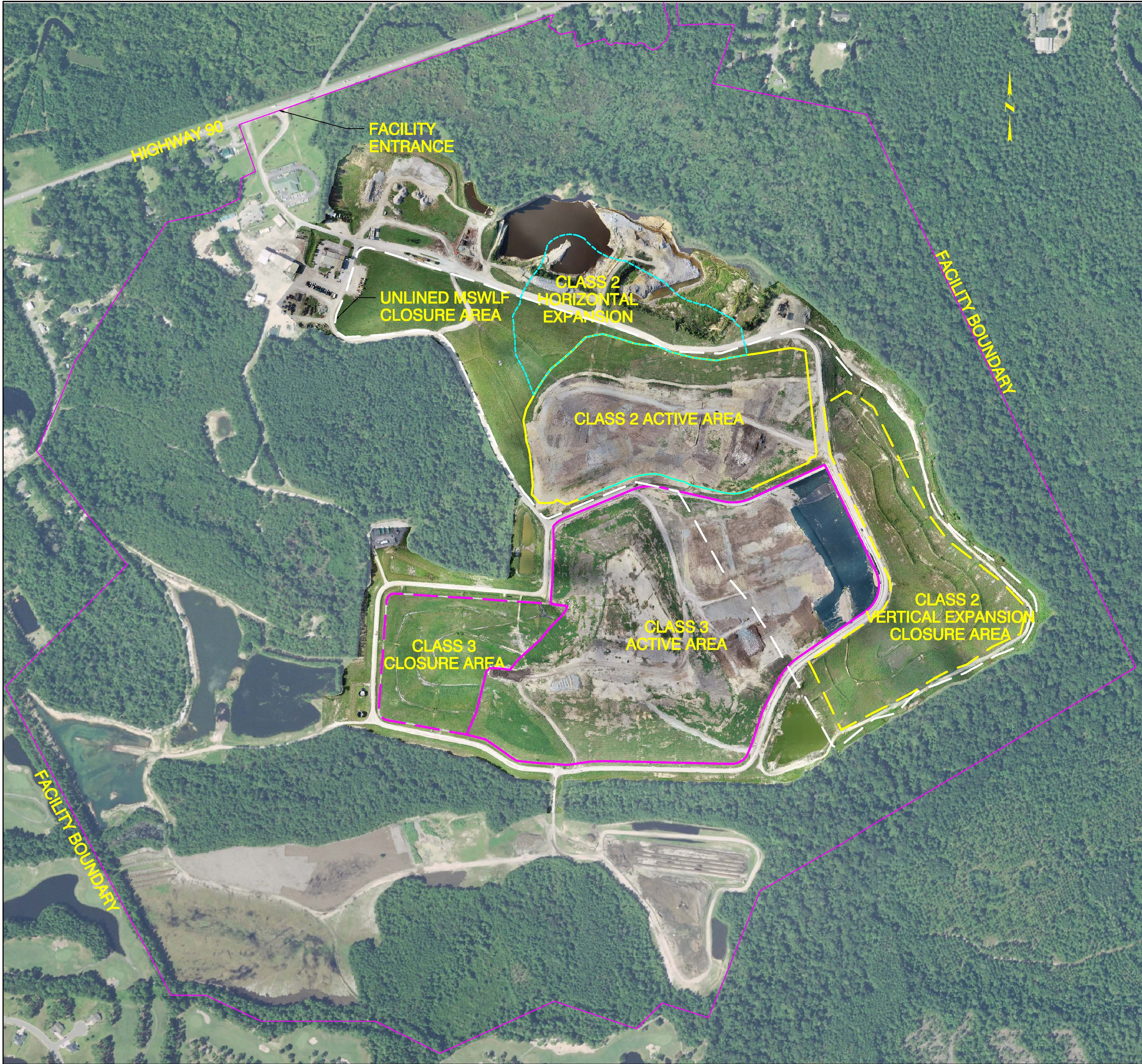 Horry County SWA Facility Map